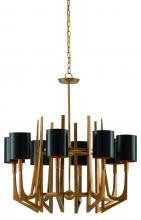 Currey 9000-0332 - Umberto Brass Chandelier