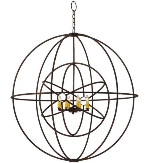 43"W Atom Enerjisi 8 LT Chandelier