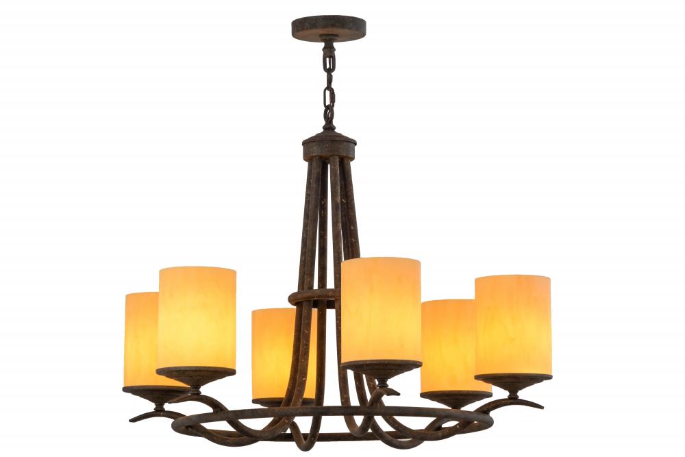 36"W Octavia 6 LT Chandelier