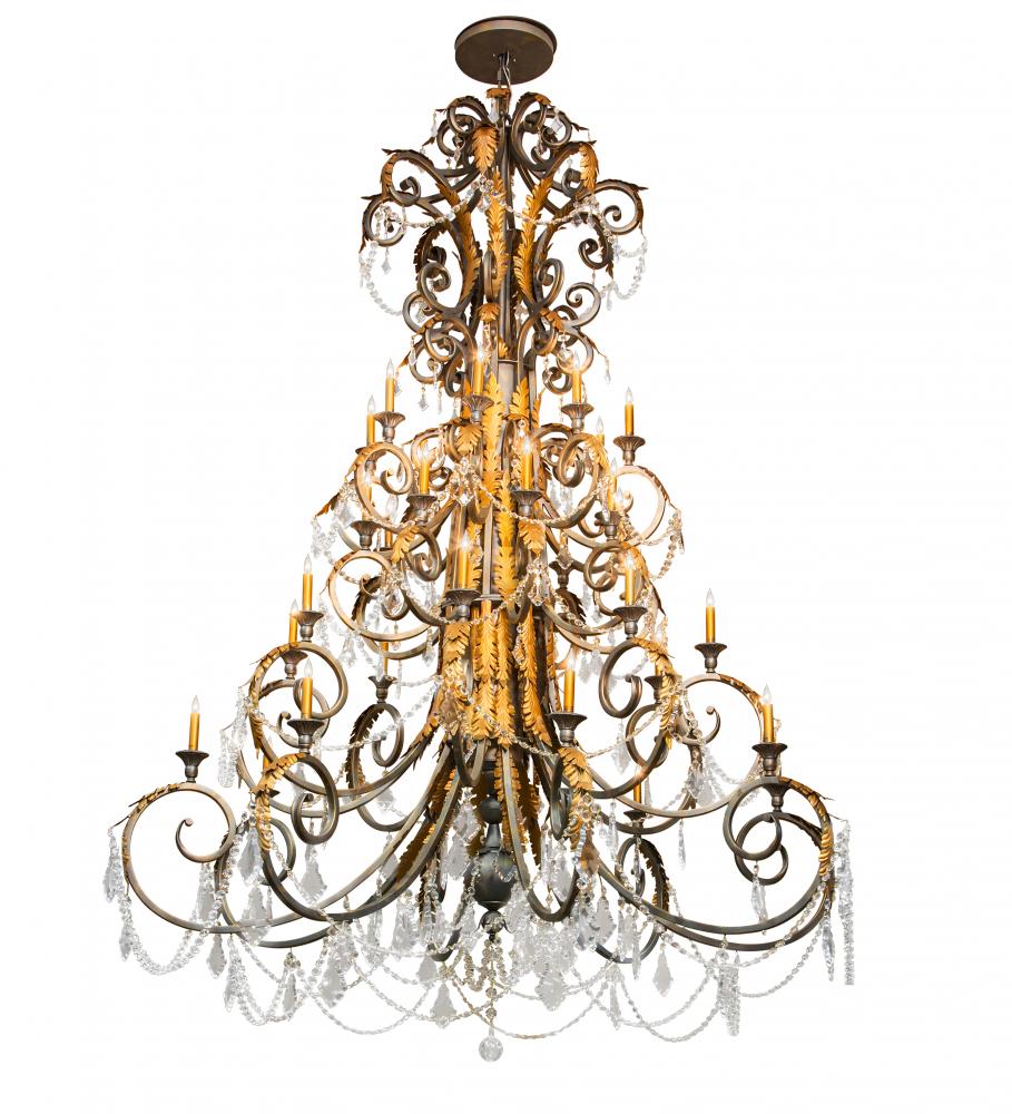 78" Wide Serratina 32 Light Chandelier