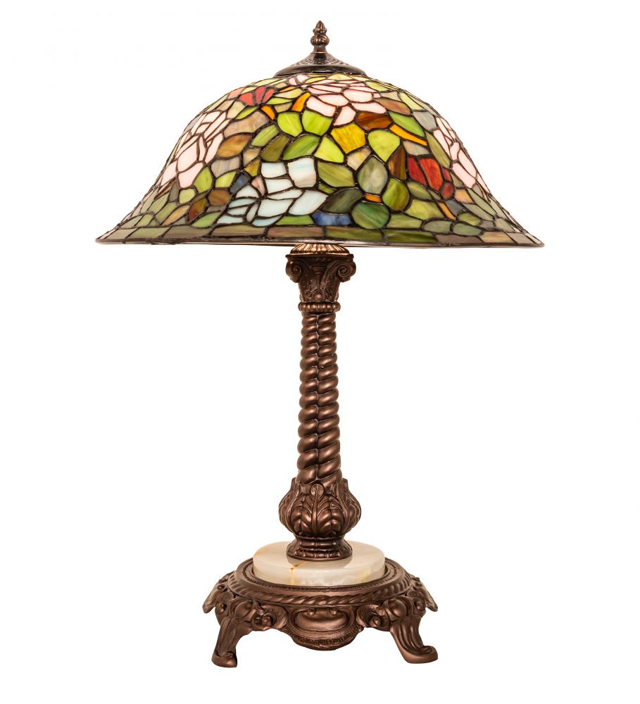 23" High Tiffany Rosebush Table Lamp