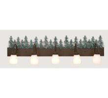 Meyda White 101961 - 48"W Tall Pines 5 LT Vanity Light