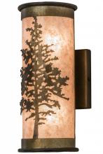 Meyda White 110016 - 5"W Tamarack Wall Sconce