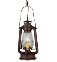 Meyda White 114828 - 7"W Miners Lantern Mini Pendant