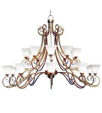 Meyda White 118269 - 96" Wide Angelo 20 Light Two Tier Chandelier