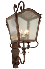 Meyda White 138237 - 23"W Christian Lantern Wall Sconce