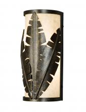 Meyda White 146549 - 5" Wide Tiki Wall Sconce