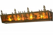 Meyda White 153968 - 30"W Tall Pines Vanity Light