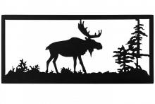 Meyda White 162076 - 18"W Lone Moose Wall Art