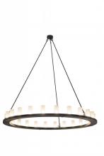 Meyda White 174744 - 72"W Loxley 24 LT Chandelier