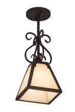 Meyda White 180652 - 7"Sq Ava Mini Pendant