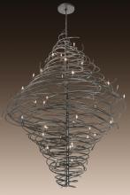 Meyda White 189763 - 72"W Cyclone 36 LT Chandelier