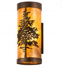 Meyda White 203863 - 5" Wide Tamarack Wall Sconce