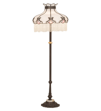 Meyda White 214412 - 63" High Elizabeth Floor Lamp