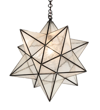 Meyda White 216258 - 24" Wide Moravian Star Pendant