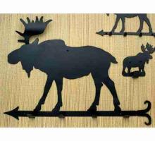 Meyda White 22779 - 24"L Moose Coat Rack