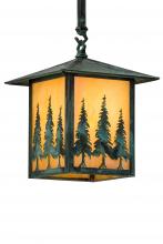 Meyda White 229695 - 9" Square Seneca Tall Pines Pendant