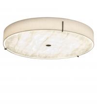 Meyda White 240477 - 30" Wide Cilindro Textrene LED Flushmount