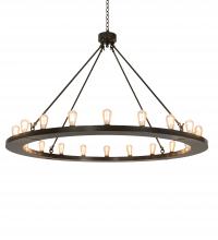 Meyda White 241212 - 60" Wide Loxley 20 Light Chandelier