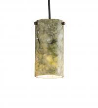 Meyda White 242069 - 5" Wide Cilindro Jadestone Mini Pendant