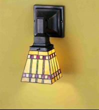 Meyda White 24274 - 5"W Mission Mahogany Bronze 1 LT Wall Sconce Hardware