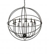 Meyda White 247640 - 42" Wide Atom Enerjisi 12 Light Chandelier