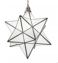 Meyda White 250854 - 18" Wide Moravian Star Pendant