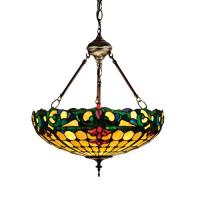 Meyda White 26694 - 18"W Duffner & Kimberly Colonial Inverted Pendant.603