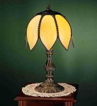 Meyda White 31294 - 18" High Tulip Accent Lamp