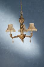 Meyda White 69563 - 31"W Monticello 3 LT Chandelier