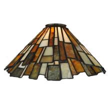 Meyda White 82852 - 13" Wide Delta Jadestone Shade