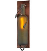 Meyda White 99633 - 4"W Tuscan Vineyard Wine Bottle Wall Sconce